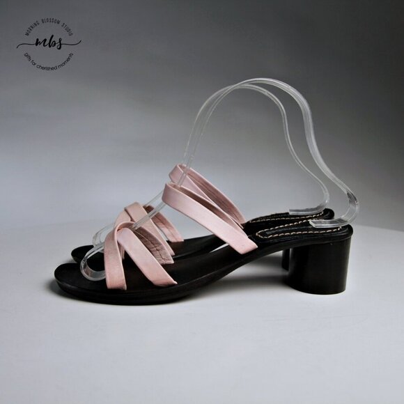 NWOT Jeffrey Campbell Roza Leather Slide Sandals - Picture 4 of 14